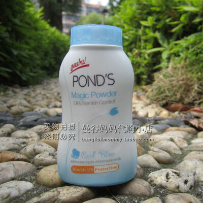 泰国POND‘S魔法UV防晒控油粉50G蓝色清爽型美白防斑超低特价