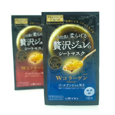 日本大热 佑天兰PURESA PREMIUM PURESA 黄金级果冻面膜 33g单片