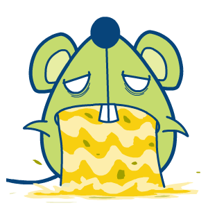 查看《绿豆鼠——翔通动漫原创表情》原图，原图尺寸：300x300