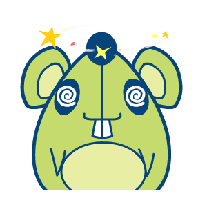 查看《绿豆鼠——翔通动漫原创表情》原图，原图尺寸：300x300