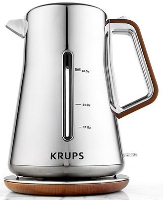 Krups BW600 Electric Kettle, Silver Art - Selected by Guest Pinner @xxgastronomista from the #gastronomista gift guide.