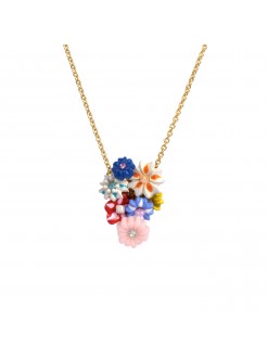 Collier petit bouquet de fleurs