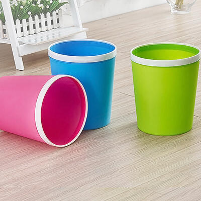 糖果色大号塑料创意时尚欧式垃圾桶客厅厨房卫生间无盖垃圾筒