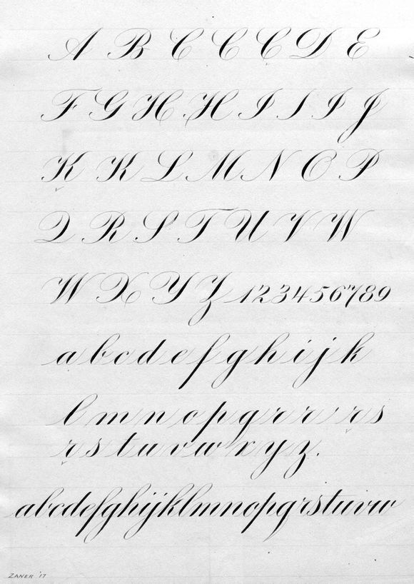 1.copperplate（铜板印刷体）