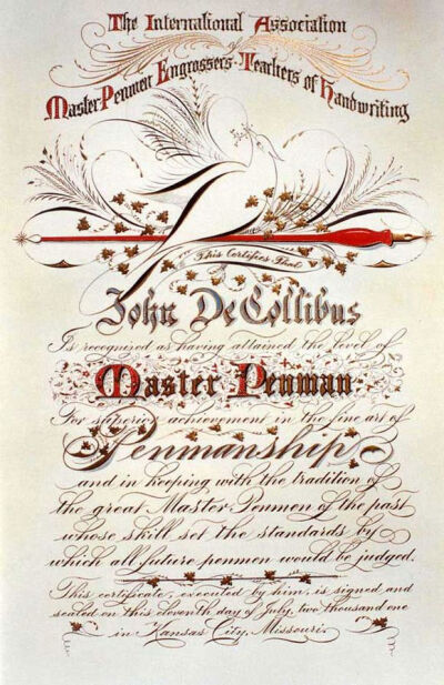 2.flourish（花纹）包括点尖类花纹和平尖类花纹，flourish给了英文书法以最华美的装饰。