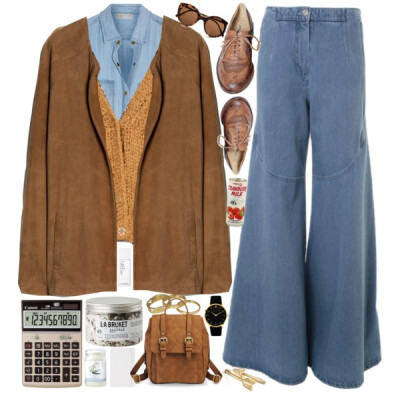 A fashion look from April 2015 featuring blue denim shirt, beige cardigan and mango jacket. Browse and shop related looks.