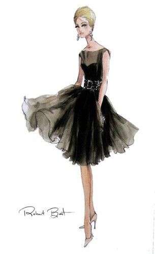 I love fashion sketches! Im pretty sure this is the same guy who does the Barbie fashion sketches, i love those....