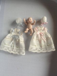 1:12 scale miniature clothes, Dollhouse nursery clothes, 1/12 scale miniatures clothes dollhouse accesories