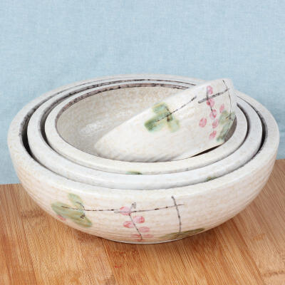 日式和风刺身碗 陶瓷米饭碗 粥碗 面碗汤碗瓷器 韩式石锅拌饭碗