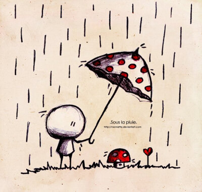 我想我的画是这样：一点突发奇想，巨大的热情，很多空白页，一支铅笔和一个可爱的木偶。                                                                                ——Lucia Carriero