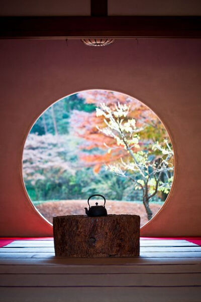 Living Still Life &amp;lt;3 (Washitsu - 和室 - Japanese room) (Meigetsu-in - 明月院) in Kamakura, Kanagawa, Japan