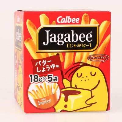 日本进口零食 Calbee卡乐B宅卡B薯条 黄油芝士味90g 18g*5袋 盒装