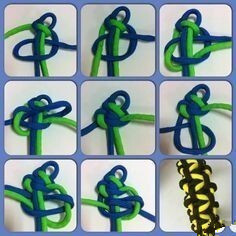 9种手链编织方法教程，有兴趣的童鞋可以自己动手试试哦。#手工#