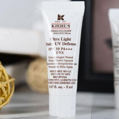 Kiehl's 科颜氏 焕白清爽防晒隔离乳 双效美白 防晒 中小样