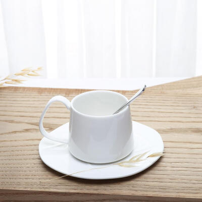 陶瓷方碟咖啡杯S2随想出品 创意 茶杯 杯子 陶瓷 文艺范十足