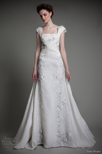 tony ward bridal 2013 petales wedding dress婚纱 礼服 裙子 时尚 摄影