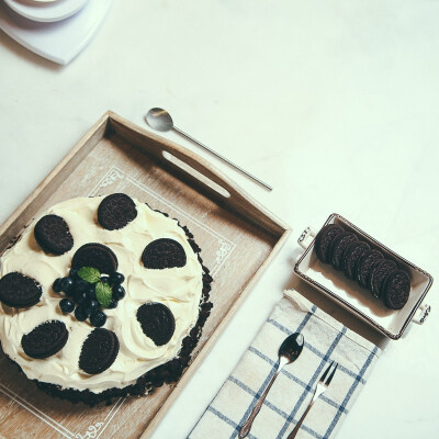【柒宝—Cake系列】の外婆的海绵蛋糕 纯奶油奥利奥蛋糕