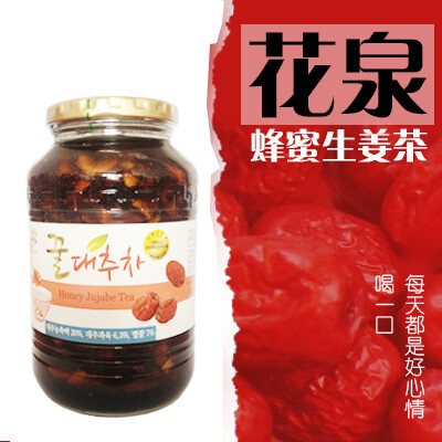 韩国进口 正品花泉 蜂蜜大枣茶 1000g 冲饮香甜滋润 健康饮品