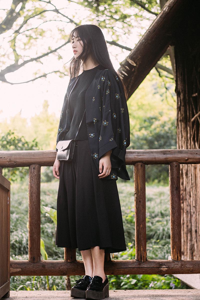 rocky设计款和服改良日式和风复古外套开衫丝滑