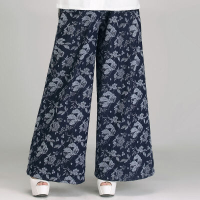 挺括牛仔面料，有弹力，松紧高腰，免烫，超洋气款。