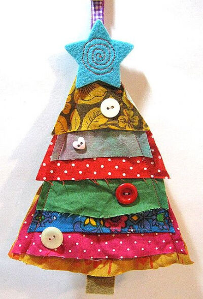 Fabric Scrap Tree.