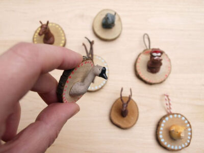 teeny tiny DIY taxidermy