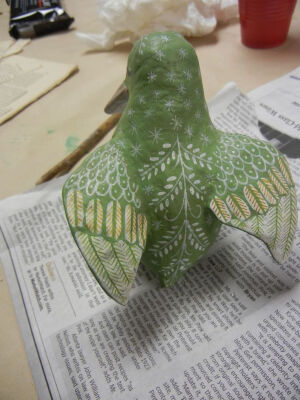 Image detail for -sukey2studio: Vintage Paper Mache Birds