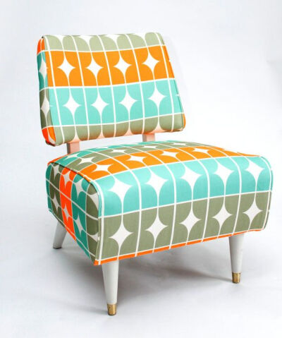 Funky Retro Slipper Chair