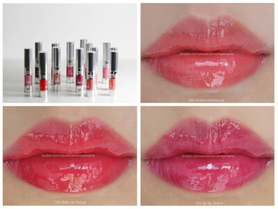 Lancome Lip Lover - 320, 356, 359. 个人比较喜欢的三个颜色 =)