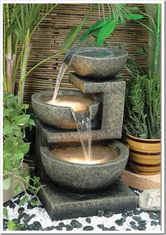 outdoor water features