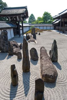 Tofukuji temple garden, Kyoto, Japan More about the temple: http://www.japanesegardens.jp/gardens/famous/000041.php