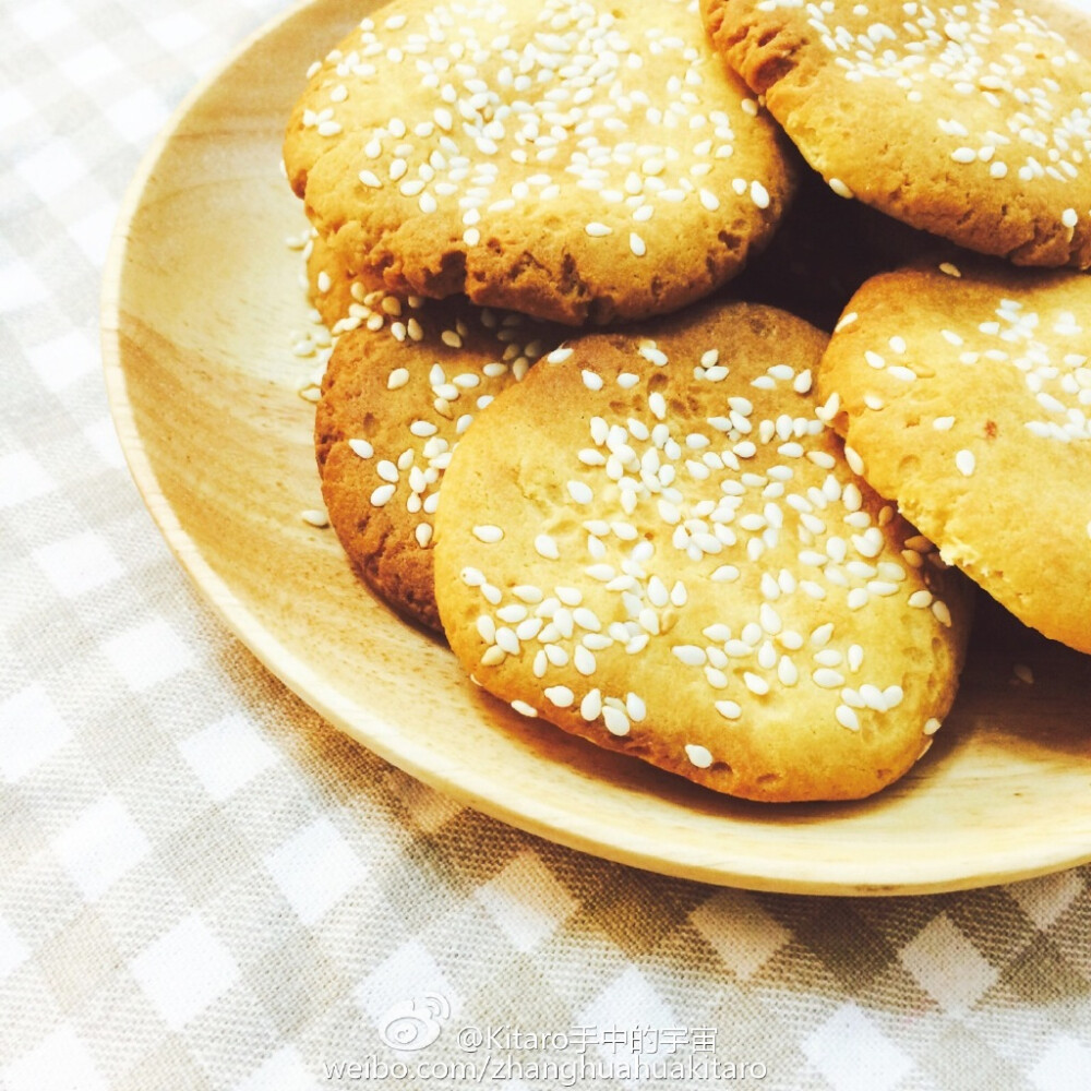 第一次做饼干~！牛奶饼干