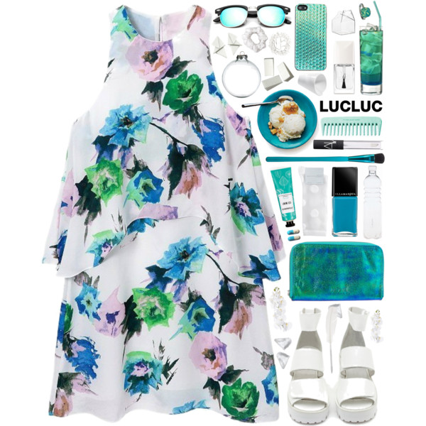 Lucluc Dress: http://www.lucluc.com/lucluc-floral-printed-double-layered-dress.html Lucluc Sunglasses: http://www.lucluc.com/accessories/sunglasses/lucluc-gold-colorful-metallic-retro-color-film-sunglasses.html