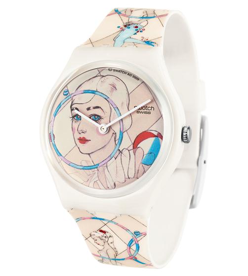 Swatch 斯沃琪 SOUNDLESS DANCE 沉默之舞 GW156 稀有 白