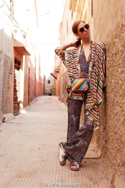 #thefashionbloggers# ▲ISABEL MARANT SANDALS / TULAROSA JUMPSUIT / MISSONI MAXI VEST / VALENTINO BAG / MIU MIU SUNGLASSES