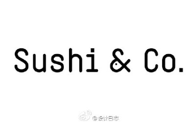 【VI设计】Sushi &amp;amp; Co.寿司餐厅VI形象设计。不需要很复杂，仅仅是把鱼鳞的形态进行抽象画设计，统一而简洁。点赞！