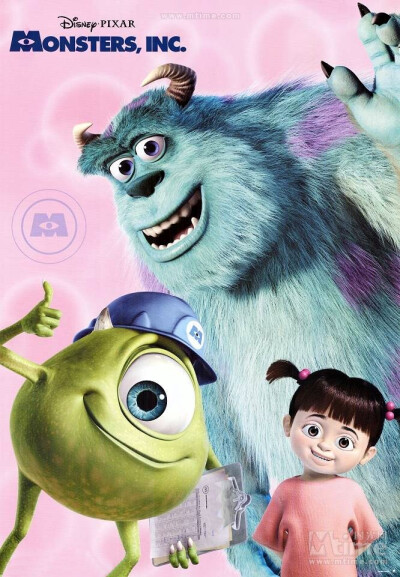 迪士尼，Disney，怪兽电力公司，Monsters, Inc. 毛怪，萌，动画，壁纸，桌面