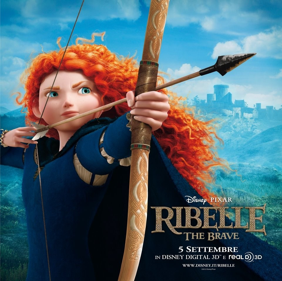 迪士尼，Disney，《勇敢传说 (2012)Brave》，萌，动画，壁纸，桌面，海报