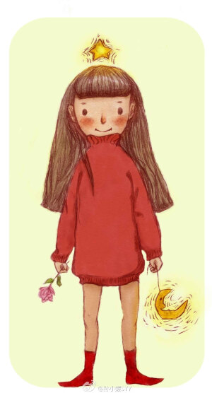 孙晓媛，手绘，插画，治愈，头像，phone4/4S壁纸、iphone5壁纸、Android壁纸