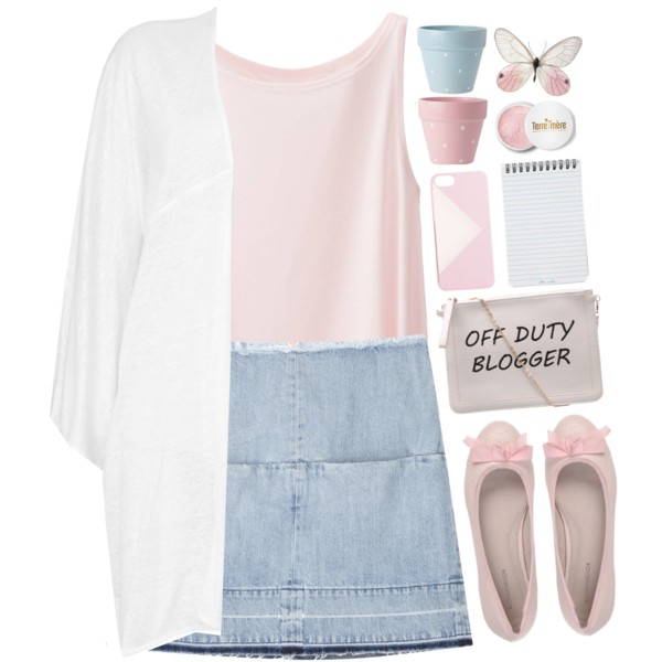 A fashion look from May 2015 featuring white cardigan, Uniqlo and short skirts. Browse and shop related looks.