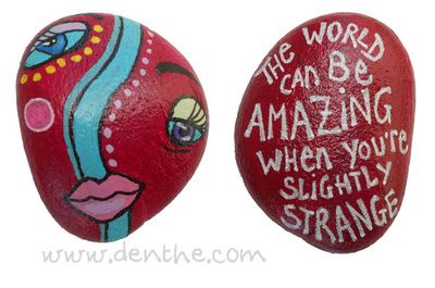 Painted rocks - denthe art