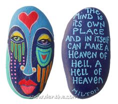 Painted rocks - denthe art