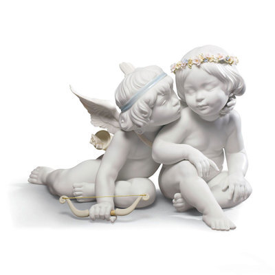 代购 西班牙Lladro Children雅致工艺品 摆件 丘比特 27cm