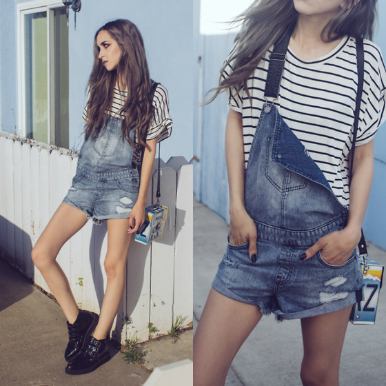 Linabugz . - Pylo Monday T Dress, Volcom Stoned Shortalls - Cast Your Stones