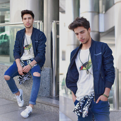 Ayoub Mani - Jeans Wholesale7, Bombers Ultra Tee, Top Ultra Tee, Adidas Neo Label - This is my spring song to you...