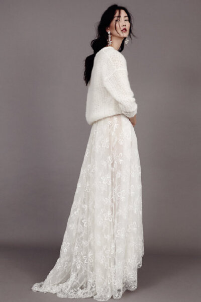 白色的优雅， 蝴蝶的爱情。Kaviar Gauche Bridal Collection 2015 婚纱礼服系列。