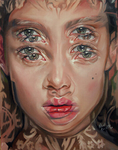 加拿大艺术家 Alex Garant 油画作品