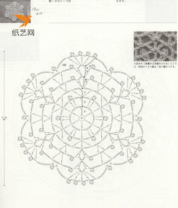 怎样使用钩针？钩针编织情人节心形杯垫编织花样图解