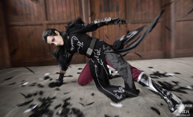 作品名：秦时明月， 角色名：墨鸦 ， cn: 厉小影_ ， 摄影：烬阳