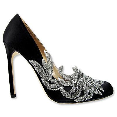 Manolo Blahnik Swan Pumps